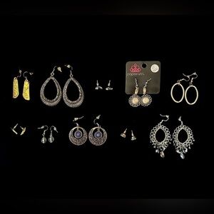 Silver and Gold Earring Collection